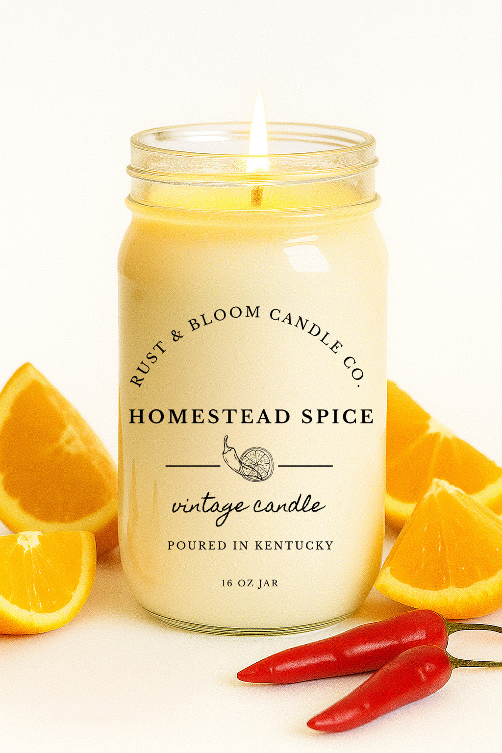 Homestead Spice 16 Oz Soy Candle